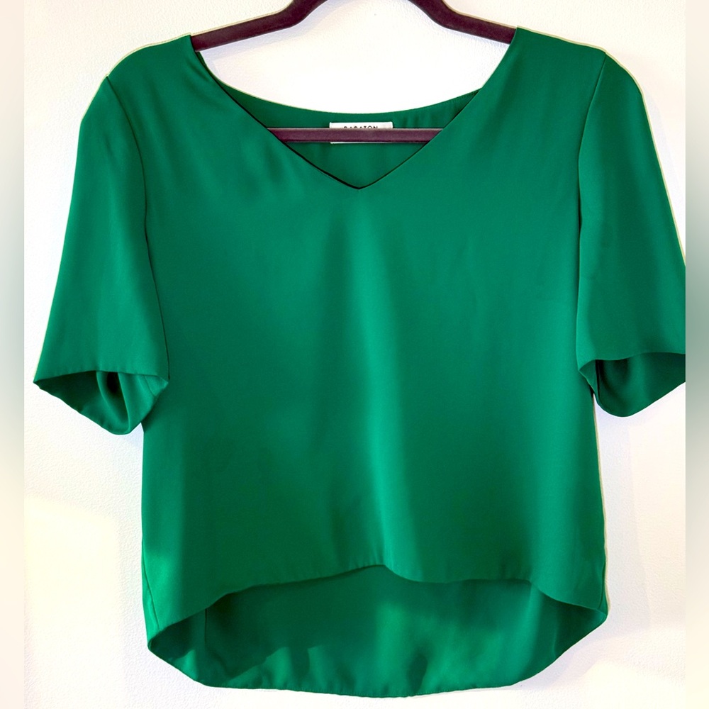 Babaton Randy Blouse in Green
